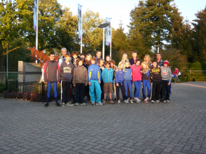 2011 - jeugdwedstrijdgroep deelnemers schaatskamp oktober